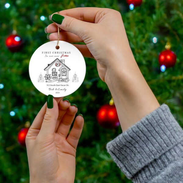 Personalized New Home Christmas Ornament