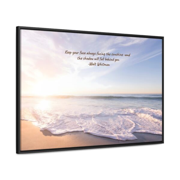 Beach  Sunrise Scene IFramed Canvas