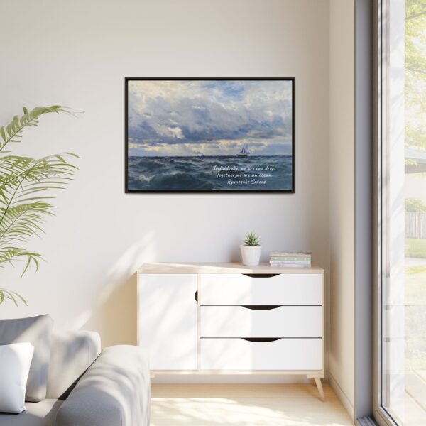 Coastal Nautical Sea Landscape Canvas