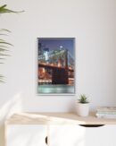 Framed Canvas of Brooklyn Bridge, New York