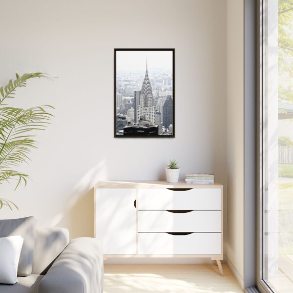 Crysler Building Framed Canvas