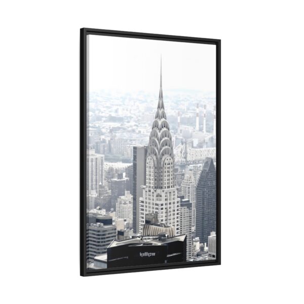 Crysler Building Framed Canvas