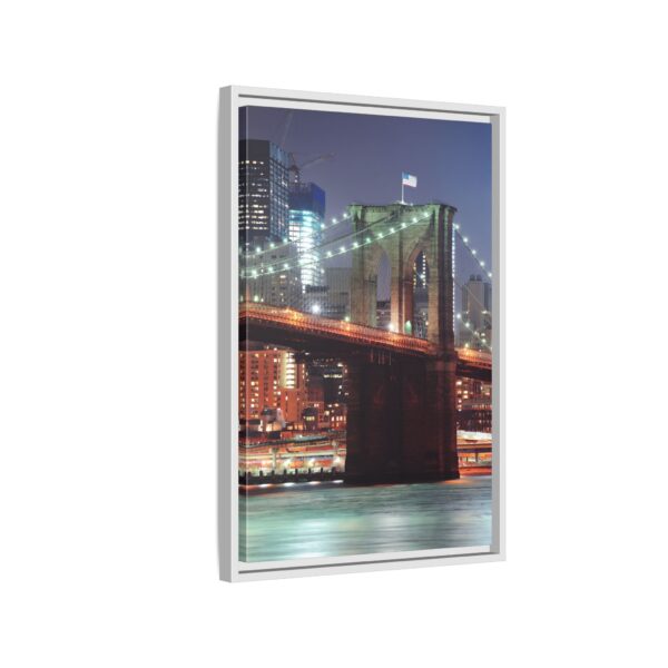 Framed Canvas of Brooklyn Bridge, New York