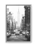 New York City Cab Framed Canvas