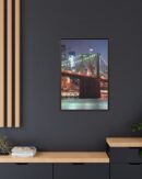Framed Canvas of Brooklyn Bridge, New York