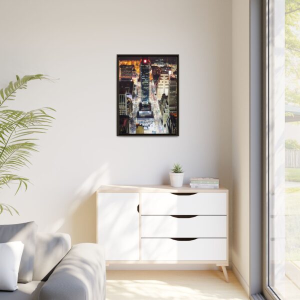 New York City Architecture Scenes Framed Canvas