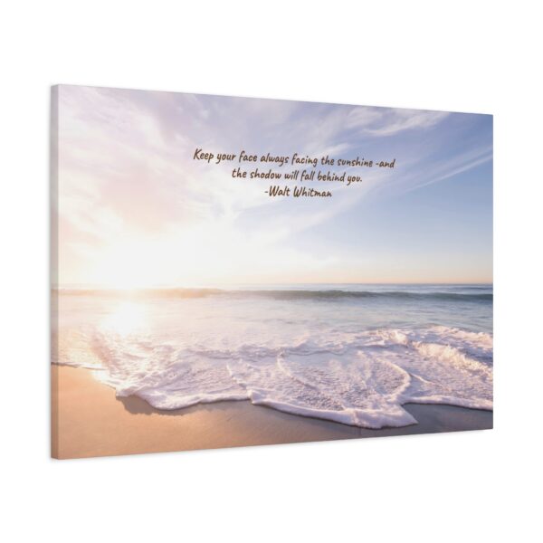 Inspirational Tropical Beach Scene Canvas