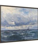 Coastal Nautical Sea Landscape Canvas