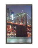 Framed Canvas of Brooklyn Bridge, New York
