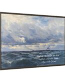 Coastal Nautical Sea Landscape Canvas