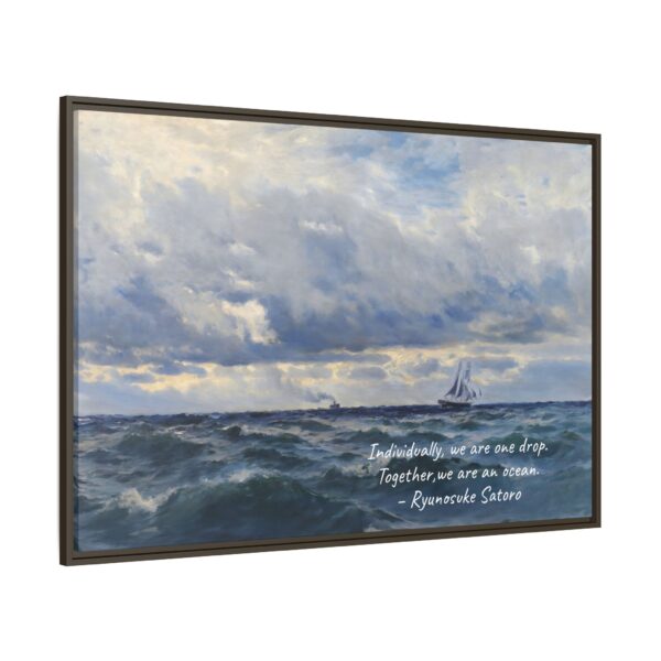 Coastal Nautical Sea Landscape Canvas