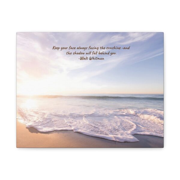 Inspirational Tropical Beach Scene Canvas