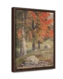 Letting Go Quote Fall Wall Art