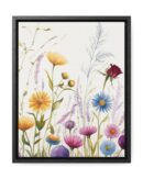 Wildflower Botanical Framed Canvas