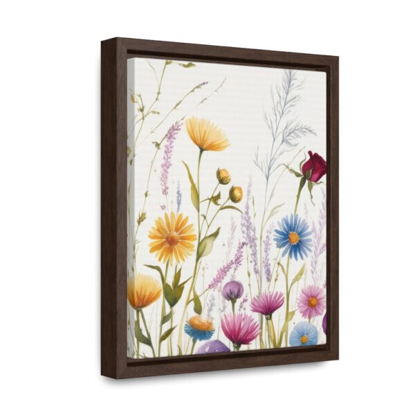 Wildflower Botanical Framed Canvas