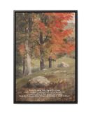 Letting Go Quote Fall Wall Art