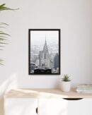 Crysler Building Framed Canvas