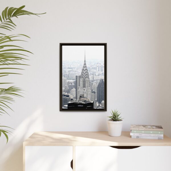 Crysler Building Framed Canvas