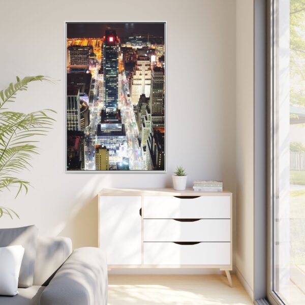 New York City Architecture Scenes Framed Canvas