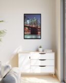 Framed Canvas of Brooklyn Bridge, New York