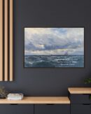 Coastal Nautical Sea Landscape Canvas