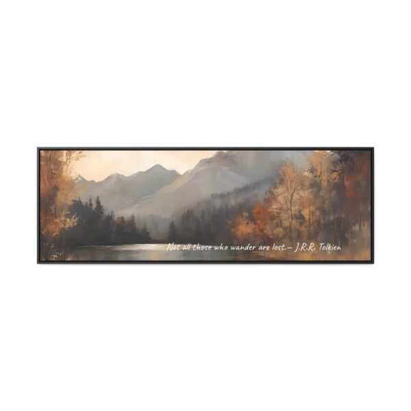 Autumn Quote Wall Art, Fall Canvas.