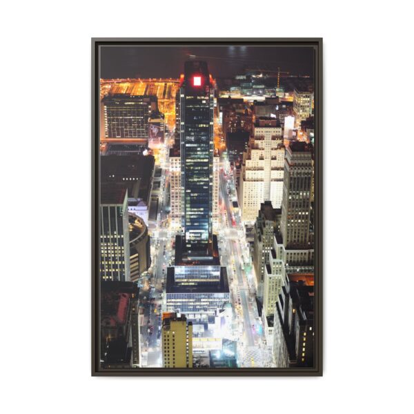 New York City Architecture Scenes Framed Canvas