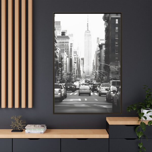 New York City Cab Framed Canvas