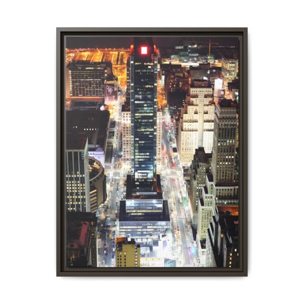 New York City Architecture Scenes Framed Canvas