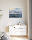 Coastal Nautical Sea Landscape Canvas