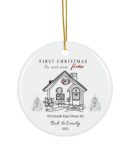 Personalized New Home Christmas Ornament
