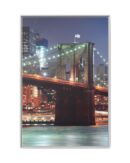 Framed Canvas of Brooklyn Bridge, New York