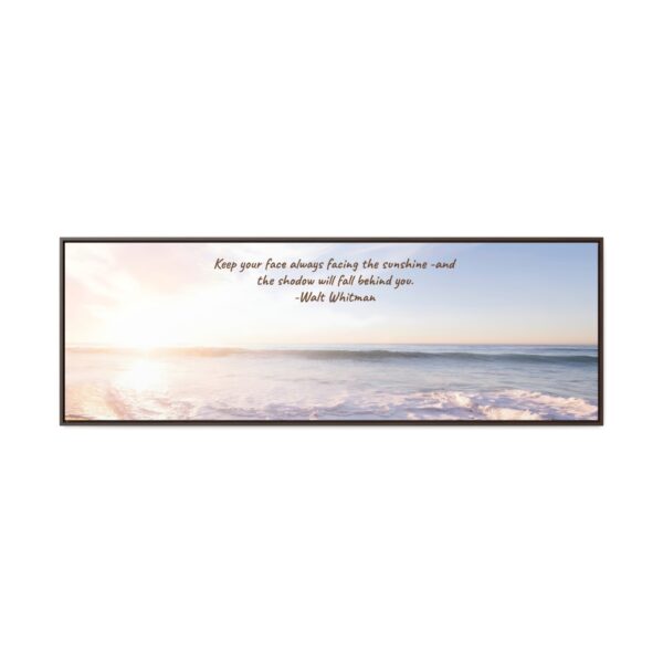 Beach  Sunrise Scene IFramed Canvas