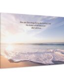 Inspirational Tropical Beach Scene Canvas