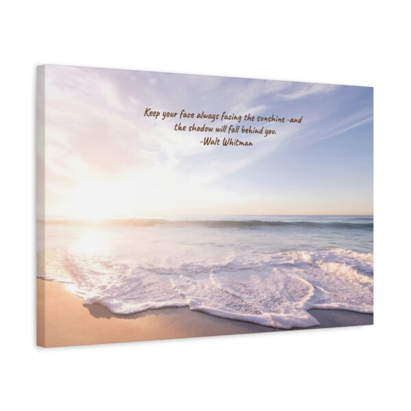 Inspirational Tropical Beach Scene Canvas