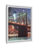 Framed Canvas of Brooklyn Bridge, New York