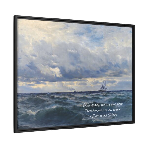 Coastal Nautical Sea Landscape Canvas