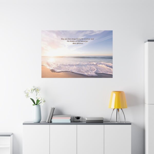 Inspirational Tropical Beach Scene Canvas