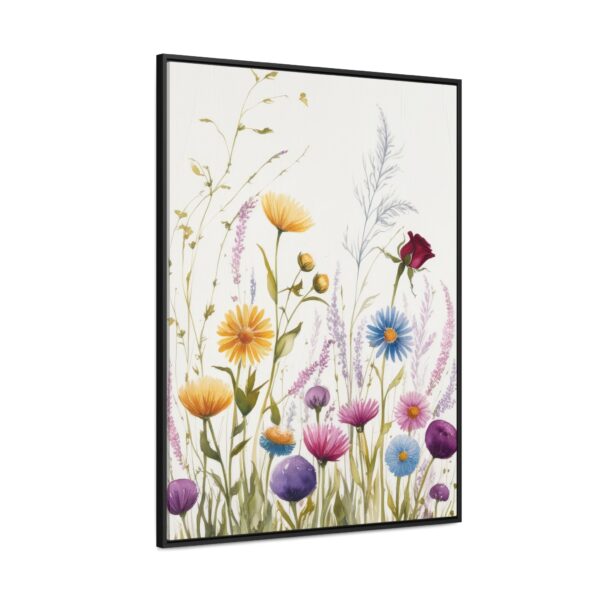 Wildflower Botanical Framed Canvas