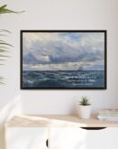 Coastal Nautical Sea Landscape Canvas