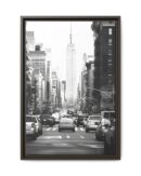New York City Cab Framed Canvas