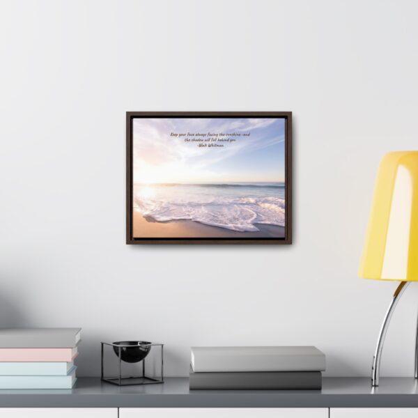 Beach  Sunrise Scene IFramed Canvas