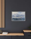 Coastal Nautical Sea Landscape Canvas