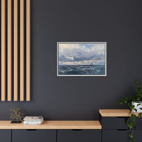 Coastal Nautical Sea Landscape Canvas