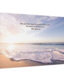 Inspirational Tropical Beach Scene Canvas
