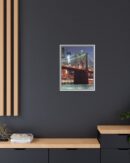 Framed Canvas of Brooklyn Bridge, New York