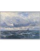 Coastal Nautical Sea Landscape Canvas