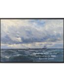 Coastal Nautical Sea Landscape Canvas