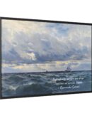 Coastal Nautical Sea Landscape Canvas