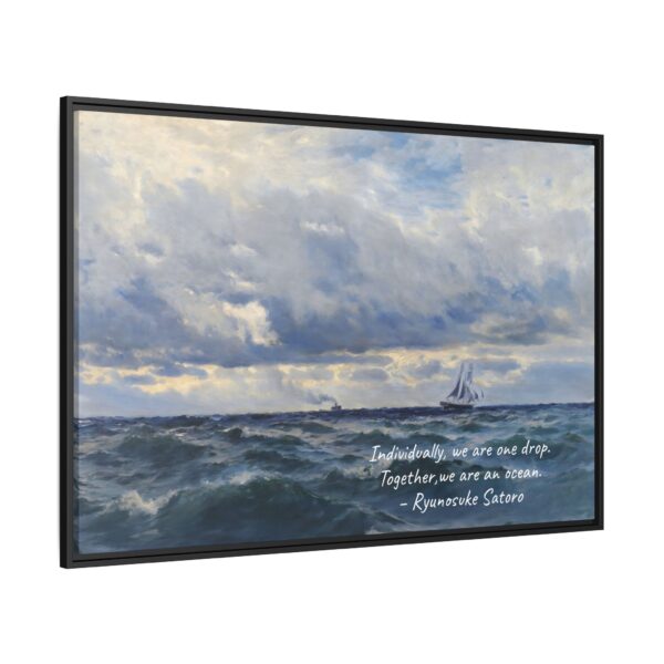 Coastal Nautical Sea Landscape Canvas